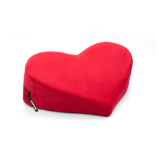 Heart Wedge Red Microvelvet