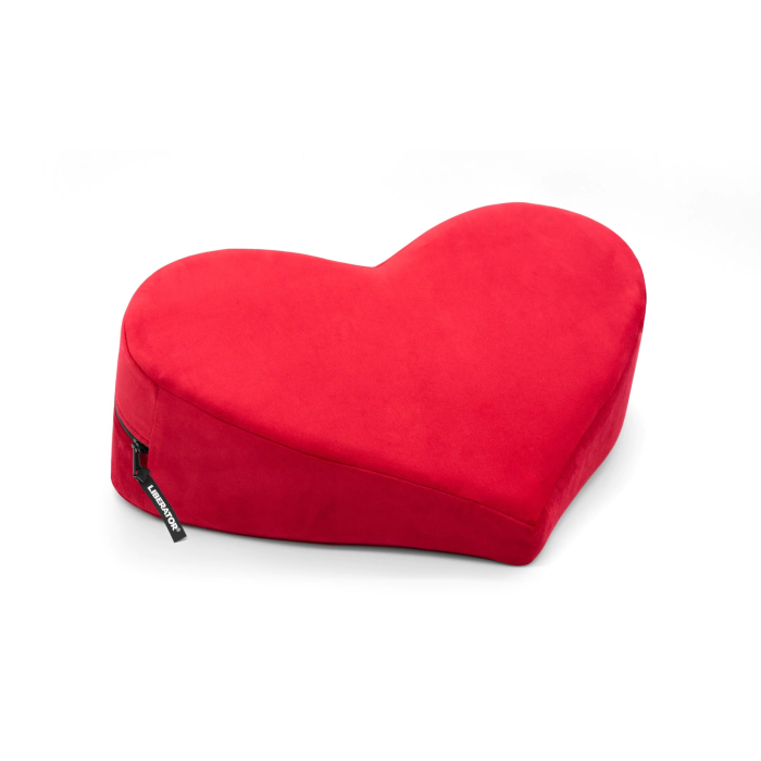 Heart Wedge Red Microvelvet