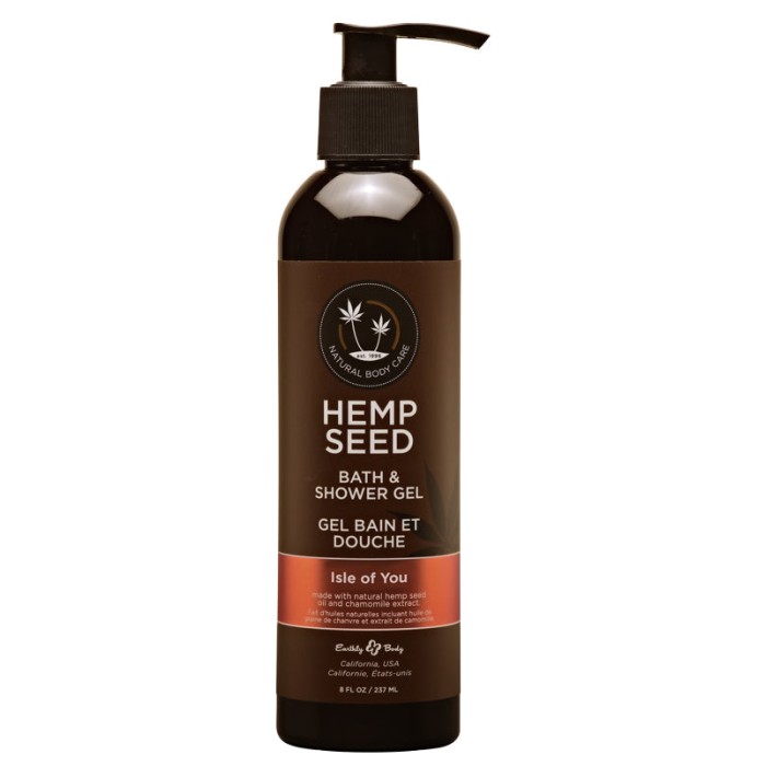 Hemp Seed Bath & Shower Gel Isle of You 8 fl oz / 237 ml