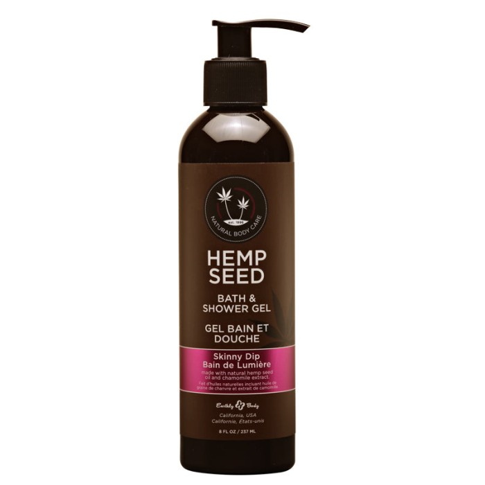 Hemp Seed Bath & Shower Gel Skinny Dip 8 fl oz / 237 ml