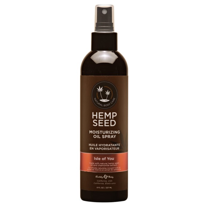 Hemp Seed Moisturizing Oil Spray Isle of You 8 fl oz / 237 ml