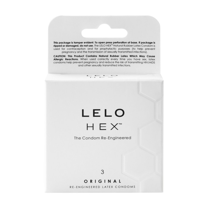 HEX Original Condoms, 3 Pack