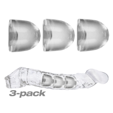 ADJUSTFIT INSERT 3-pack cocksheath inserts - Clear