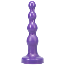 Tantus Silicone Large Ripple Butt Plug Midnight Purple