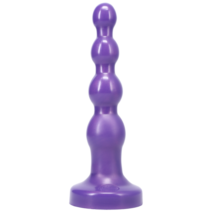 Tantus Silicone Large Ripple Butt Plug Midnight Purple