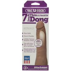 VAC-U-LOCK- 7 INCH THIN ULTRASKYN D BROWN