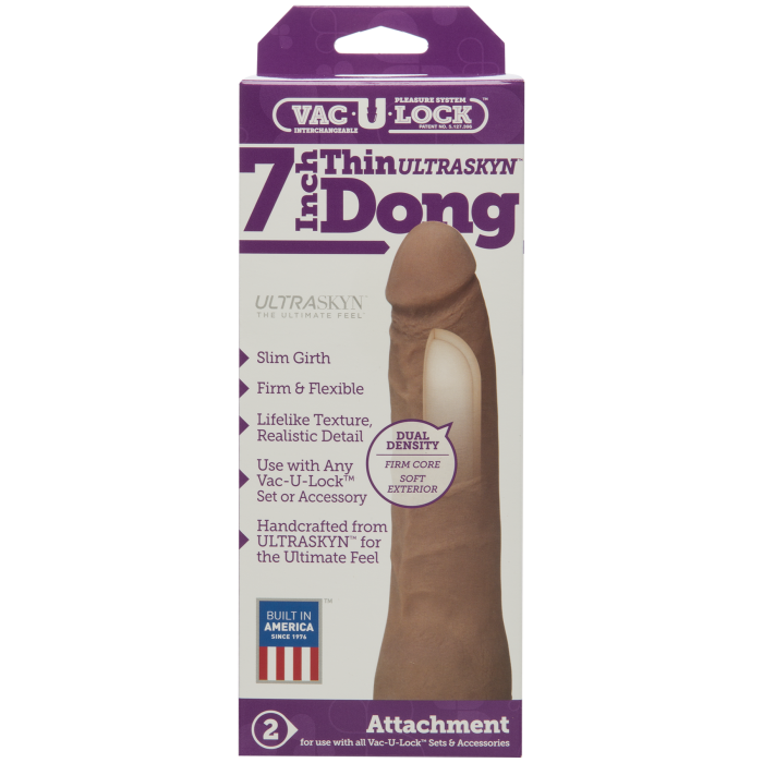 VAC-U-LOCK- 7 INCH THIN ULTRASKYN D BROWN