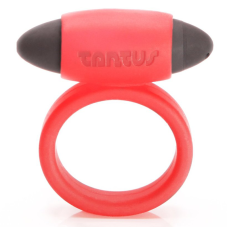 Vibrating Super Soft Cock Ring Red