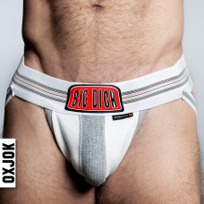 BULGER, the big pouch jock, WHITE SNOW, MEDIUM