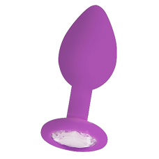 Diamond Butt Plug Regular Purple