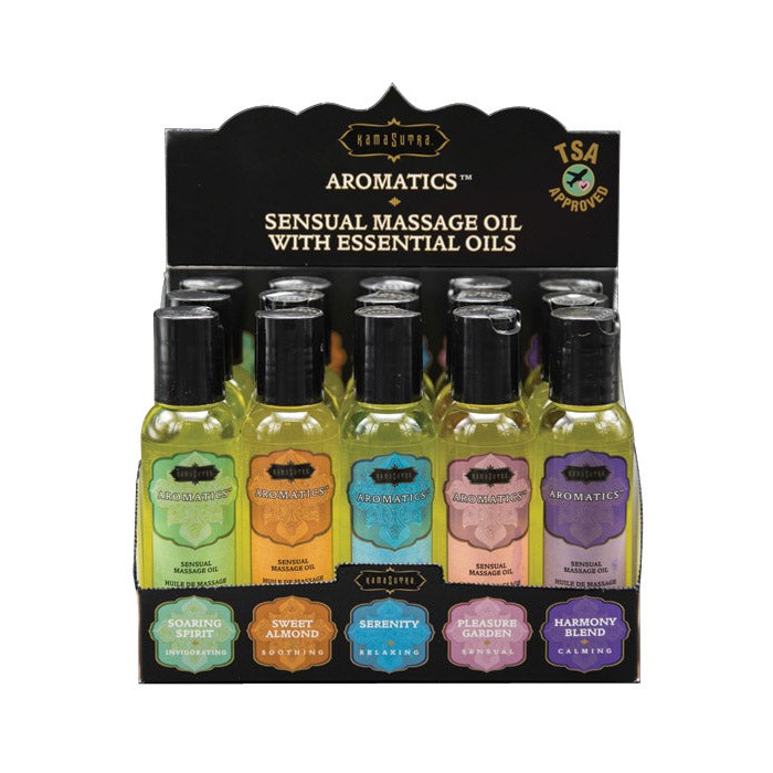 Display - Aromatics Massage Oil Prepack