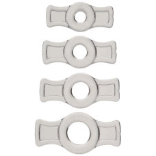 Doc Johnson TitanMen - Cock Ring Set - Clear