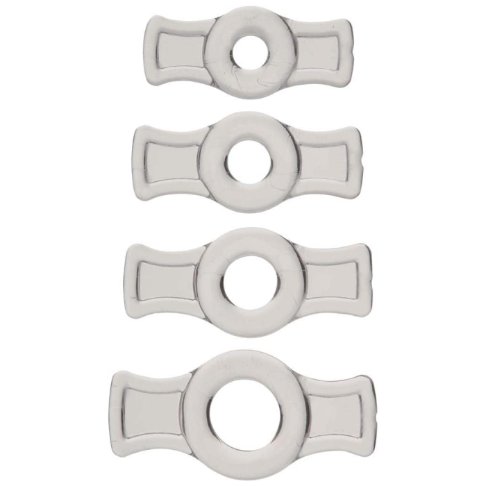 Doc Johnson TitanMen - Cock Ring Set - Clear