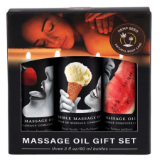 Edible Massage Oil Gift Set: Original 2 fl oz / 60 ml