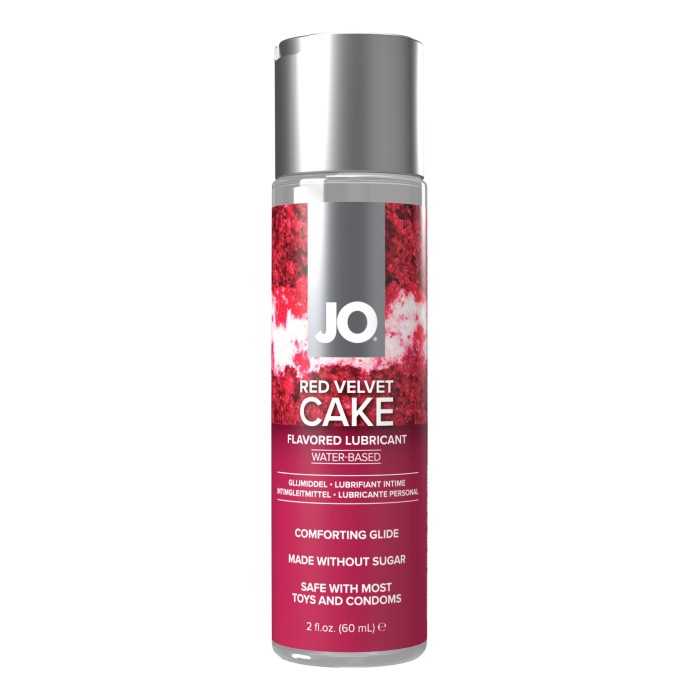 JO H2O Red Velvet Cake Flavored Lubricant - 2 fl oz 60 mL